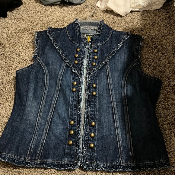 XL Short sleeve jean jacket - Picture 1 of 1
